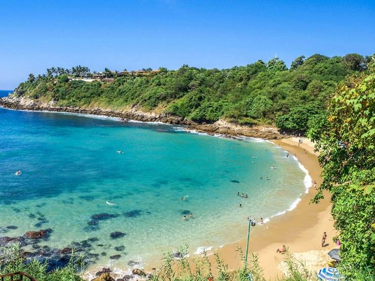 Playa Carrizalillo de Puerto Escondido, Oaxaca