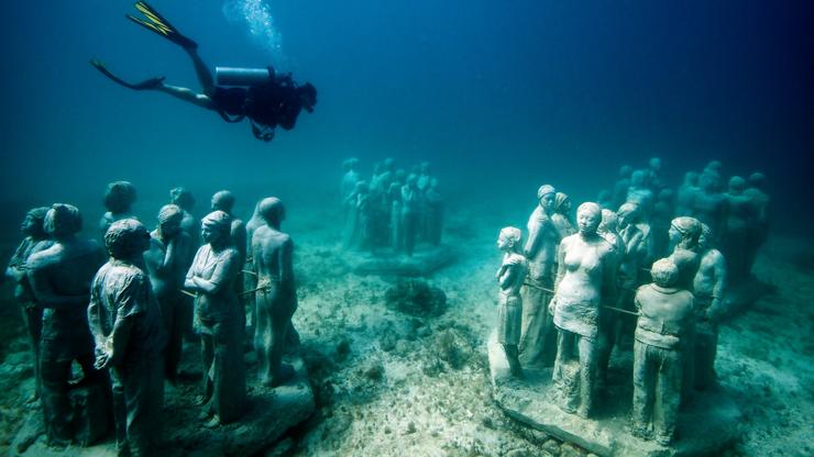 Museo subacuático de Cancún